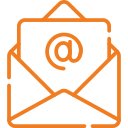 Orange email icon