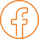 Orange Facebook icon